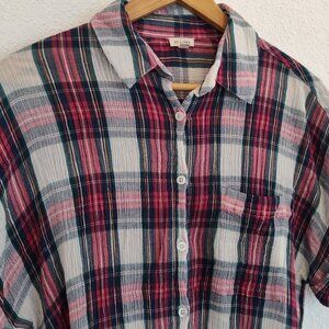 EN CRÈME, Women’s Blouse, Plaid, S